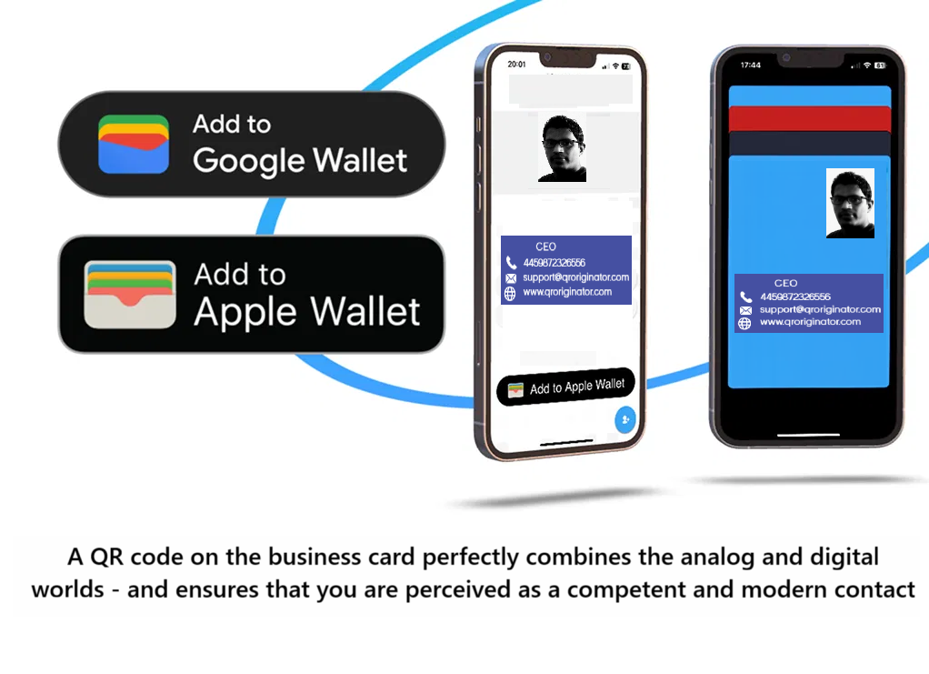 QR Codes Business Card - Qroriginator